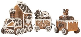 Christmas Decoration Christmas Tree 33x10x15 Cm Brown Plastic - 33*10*15 cm