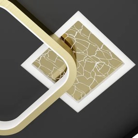 Eglo 901245 - LED Stropné svietidlo TIRIOLO LED/16,2W/230V+1xLED/9,2W čierna/zlatá