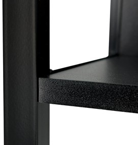 Regál 400, čierna/čierna