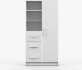 Regál SMYK - biely (viac variant)