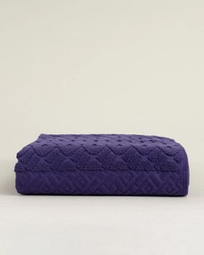 Uterák Lattice 70x140 cm deep violet