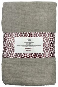 Záves Pure na páske 135x250 šedá Merkury Home
