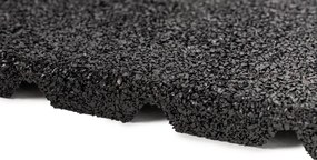 Gumová dlaždica ASLON 40 x 40 cm, čierna