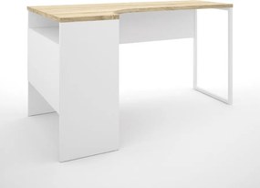 Písací stôl Felixa IV biely/dub