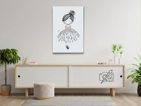 Gario Maľovanie podľa čísel Bábika Rozmery: 40 x 60 cm, Rámovanie: S vnútorným rámom