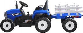 JOKOMISIADA Traktor s prívesom na akumulátor + diaľkové ovládanie  PA0242 modrý