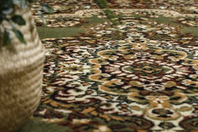 Koberec BCF Morad VIOSNA Ornament, olivovo zelený