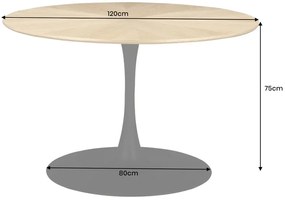 Jedálenský stôl ATELIER 120 cm oak