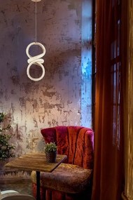 Toolight Toolight, závesné LED svietidlo 24W, 4000K, G070-CP, zlatá, OSW-08668