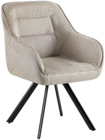 Jedálenská stolička Pettuli látka - krémová