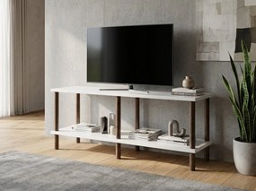 TV stolík SOLE 120 cm, biela