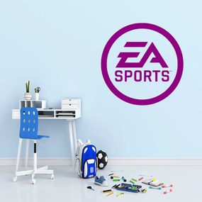Veselá Stena Samolepka na stenu na stenu EA Sports Farba: čierna