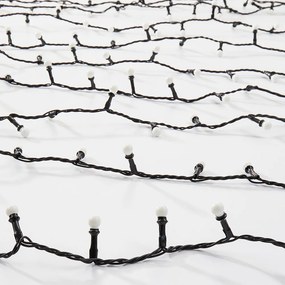 WHITE BULBS Svetelná reťaz vonkajšie mini žiarovky 200 svetiel