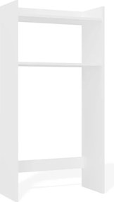 Kúpeľňový regál nad práčku NINA biely