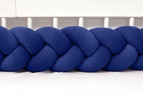 Vulpi Mantinel do postieľky Vrkoč 350cm Velvet Handmade Farba: béžová