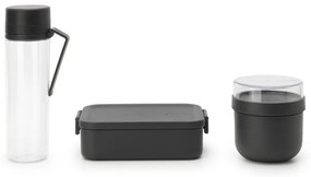 Desiatové boxy v súprave s fľašou 3 ks Make & Take – Brabantia