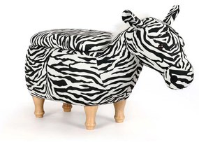 Taburetka pre deti s úložným priestorom 770x350x370 Zebra