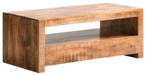 furniture-nabytek.cz - Masívny TV stolík Country z mangového dreva, lakovaný, hnedý – 115×45×55 cm