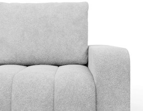 Trojmiestna rozkladacia sedačka ABRIELLE svetlosivá