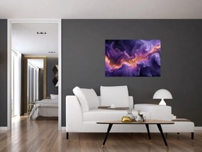 Obraz - Fialová hmlovina (90x60 cm)