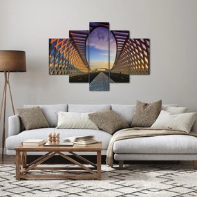 Obraz modernej architektúry mosta (150x105 cm)