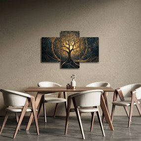 Obraz – Strom so zlatou aurou (90x60 cm)
