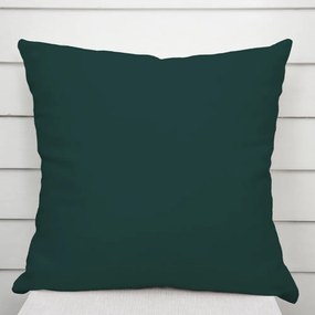 Biante Dekoračná obliečka na vankúš Rongo RG-099 Tmavá fľaškovo zelená 40 x 40 cm