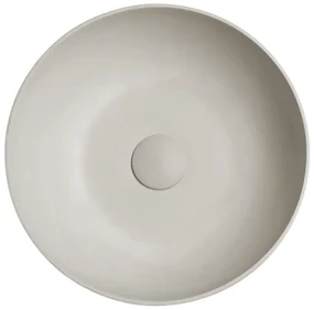 Sapho Sapho, FORMIGO betónové umývadlo na dosku, priemer 39cm, piesková, FG314