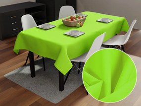 Biante Dekoračný obdĺžnikový obrus Rongo RG-041 Žiarivý zelený 50x100 cm
