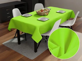 Biante Dekoračný obdĺžnikový obrus Rongo RG-041 Žiarivý zelený 60x100 cm