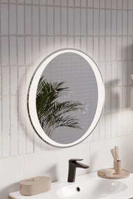 Comad Závesné zrkadlo s LED osvetlením Aurelia ⌀60 cm