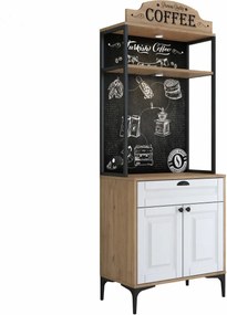 Skriňa Jehy Walnut and White