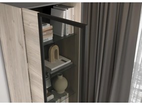 Vitrína v dekore duba 64x206 cm Cantoria - Germania