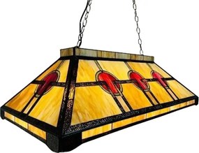 Tiffany luster do kuchyne Clayre & Eef 92*47*30*126 3*E27 7,7 KG
