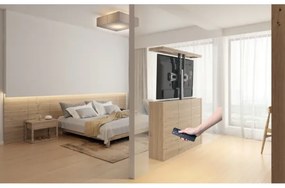 MK FLORIA MKF-19DM648 - Stojací držiak pre TV 37-65" čierna + diaľkové ovládanie