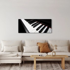 Obraz klávesov piána (120x50 cm)
