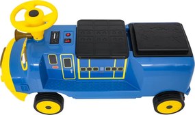 Elektrické autíčko rušeň modré