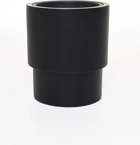 Kvetináč ESCADA, sklolaminát, výška 40 cm, čierna