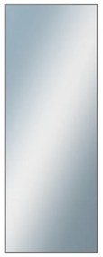 DANTIK - Zrkadlo v rámu, rozmer s rámom 60x160 cm z lišty Hliník šedá drásaná (7269223)