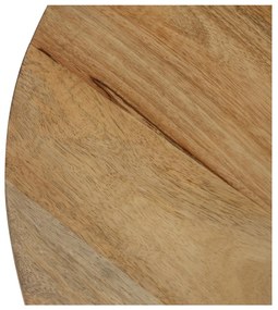 Okrúhly konferenčný stolík z mangového dreva v prírodnej farbe ø 60 cm Mao – Ixia
