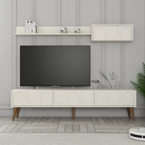 TV skrinka Lyon 2 - Cream, Walnut