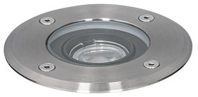 Moderné vonkajšie zemné bodové svetlo oceľ 35 mm nastaviteľné IP65 - Delux