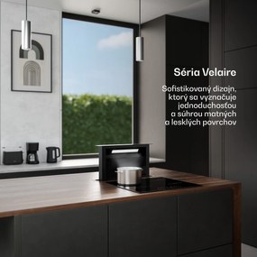 Klarstein Velaire Downdraft-System, Elegantný, minimalistický, výkonný, Energetická trieda A++, 853 m³/h, 60 cm
