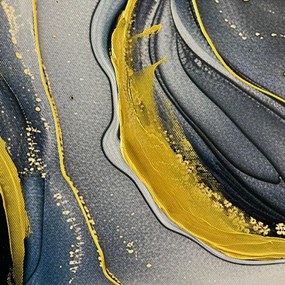 Obraz s ručne maľovanými prvkami 70x100 cm Sky – Styler