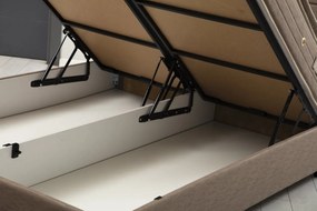 Dvojlôžková posteľ Orina s úložným priestorom 150 x 200 - hnedá