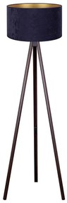 Brilagi - Stojacia lampa VELVET 1xE27/60W/230V wenge/modrá AS0462+DU82467