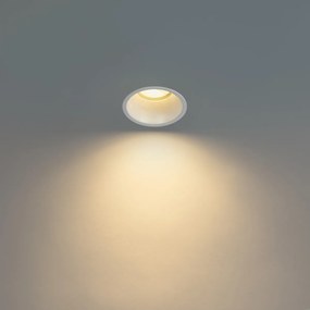 Inteligentné zapustené bodové svietidlo biele IP44 vr. Wifi GU10 70mm - Dept