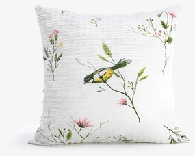 Goldea krepová obliečka na vankúš - život v prírode 50 x 50 cm
