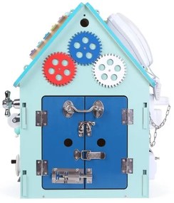 2Kids Toys - Activity board domček modrá