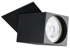 KANLUX Stropné bodové vstavané osvetlenie CHIKO DSL, 1xGU10, 35W, 57x57mm, hranaté, čierne